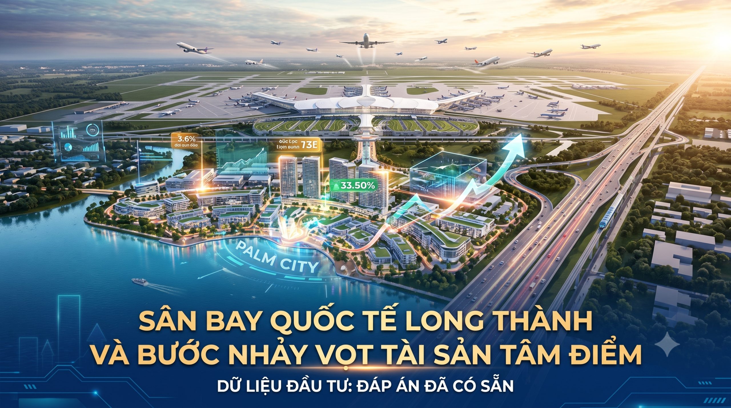 SÂN BAY QUỐC TẾ LONG THÀNH VÀ BƯỚC NHẢY VỌT TÀI SẢN TẠI PALM CITY