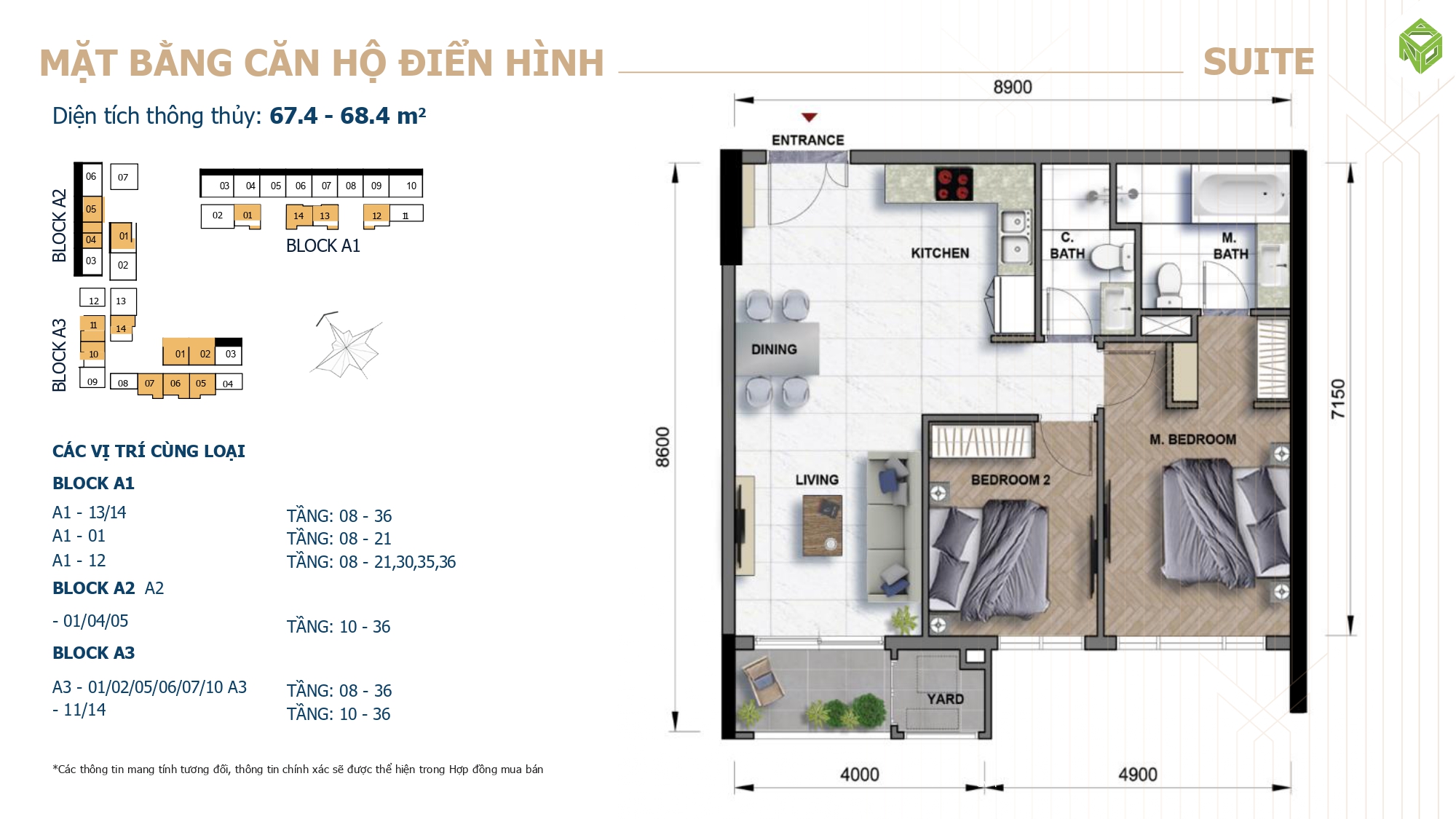 Mặt Bằng Căn Hộ The Grand Manhattan