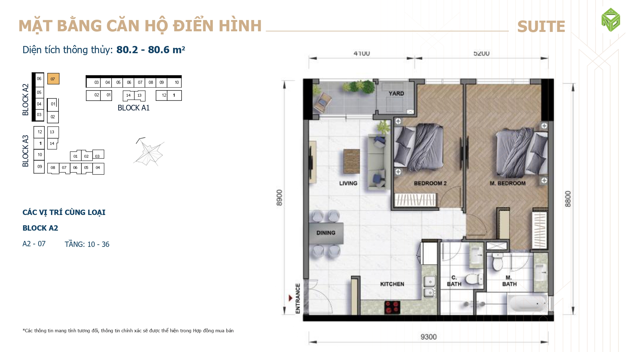 Mặt Bằng Căn Hộ The Grand Manhattan