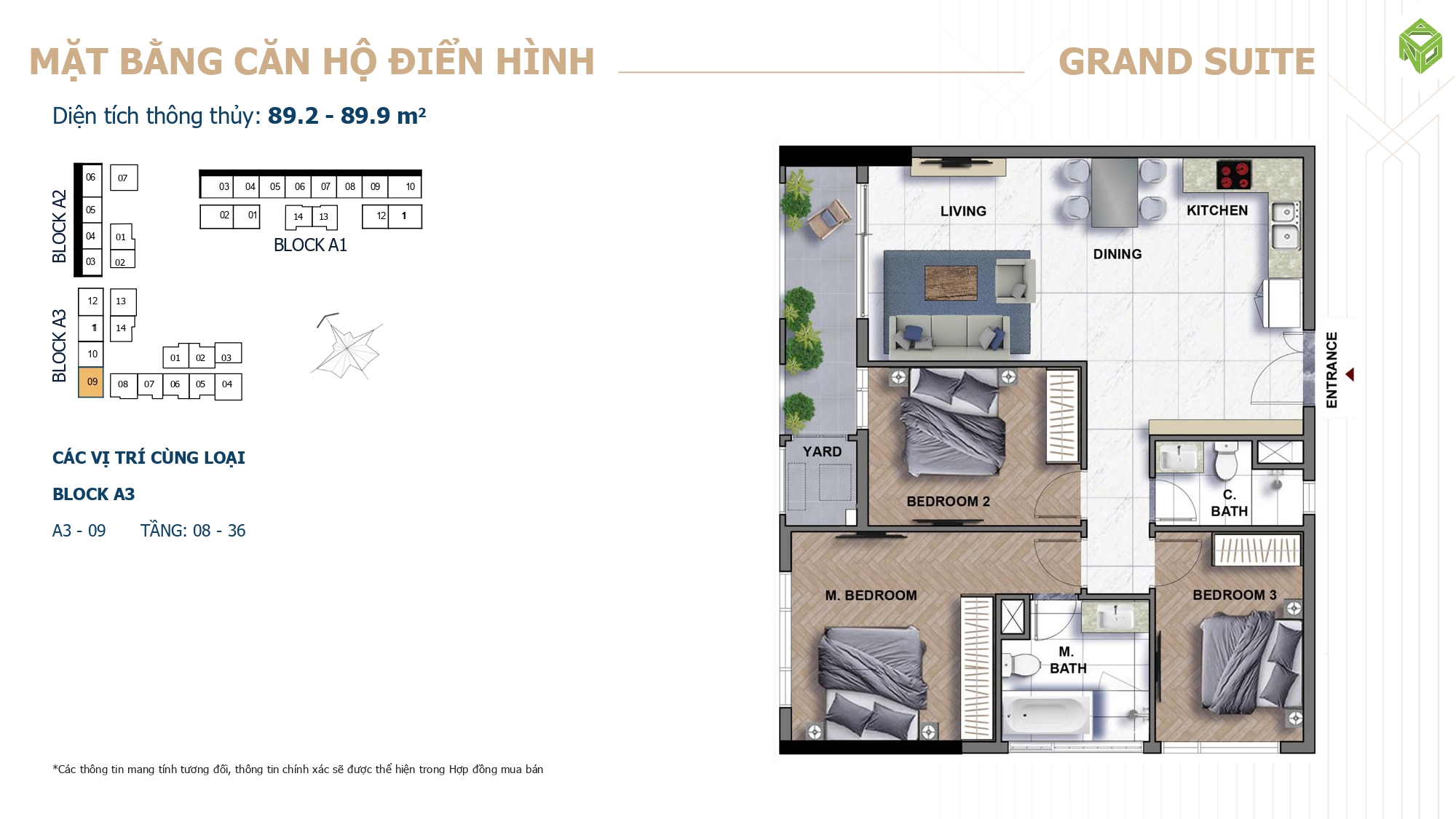 Mặt Bằng Căn Hộ The Grand Manhattan