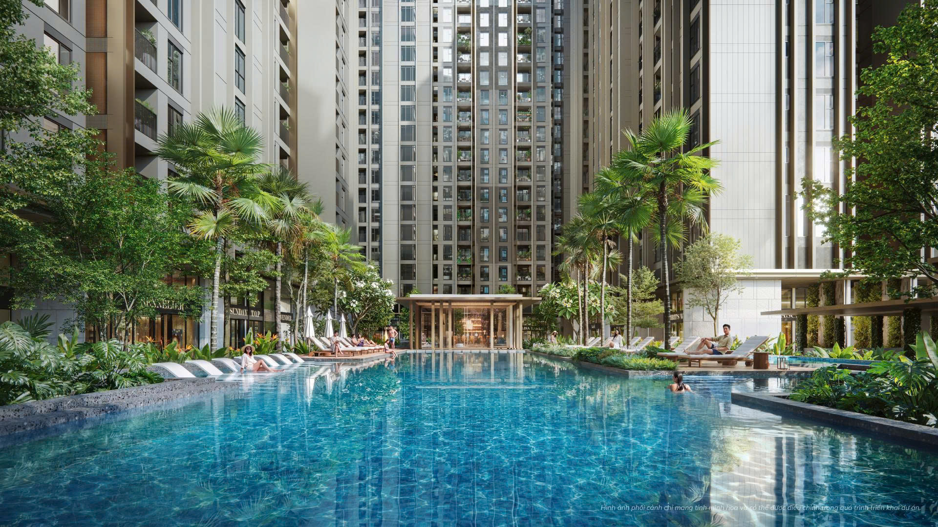 Dự Án Imperia Sensa Park - Tâm điểm cảnh quan là hồ bơi vô cực (Infinity Pool)
