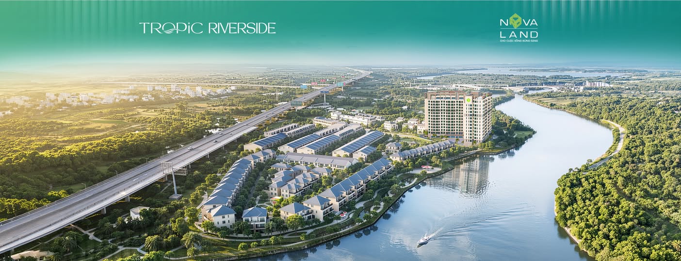 Tropic Tower gồm 2 tháp căn hộ cao 14 tầng, với lợi thế ba mặt ôm trọn dòng sông Rạch Chiếc