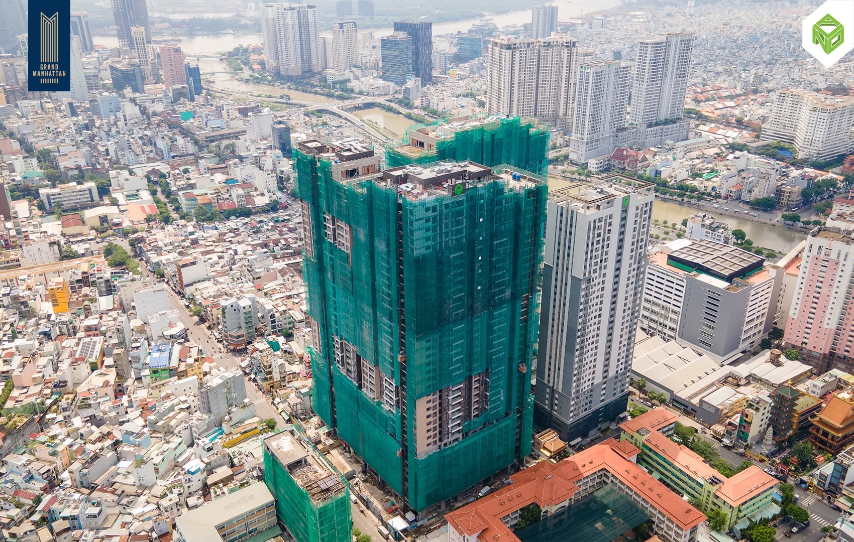 The Grand Manhattan đang đẩy mạnh các hạng mục cảnh quan và tiện ích