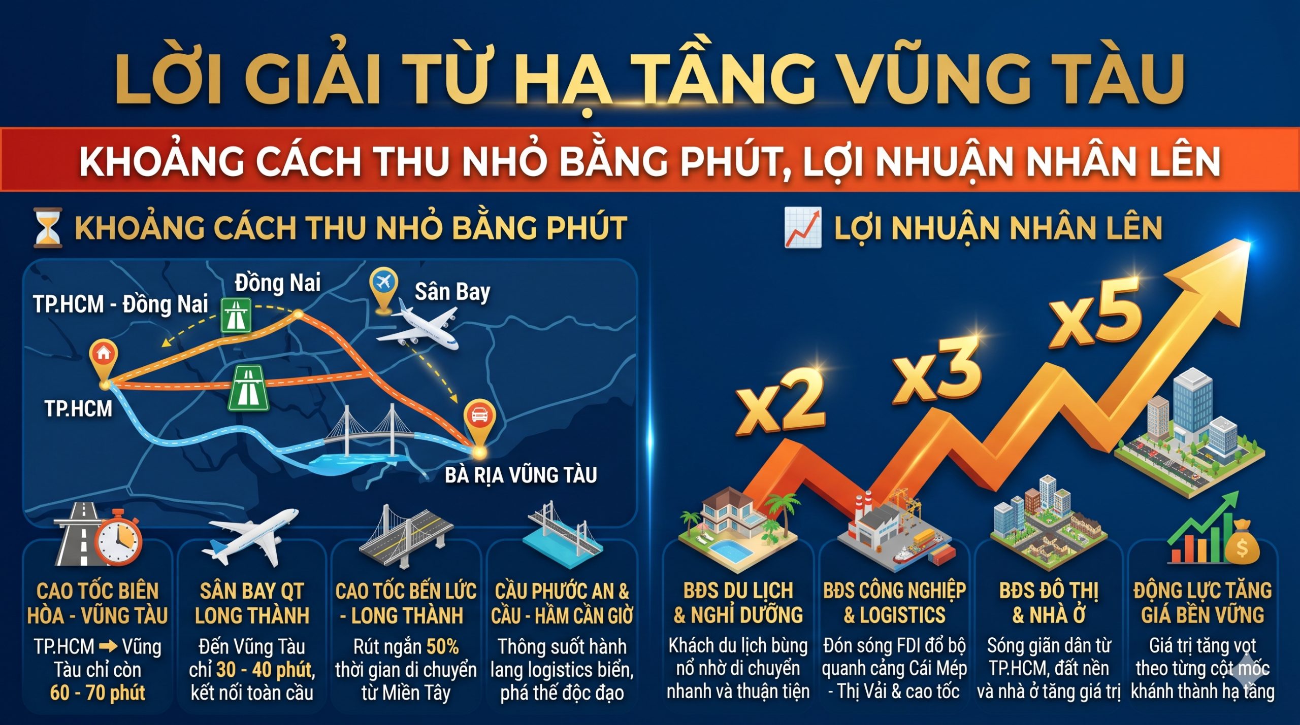Lời Giải Từ Hạ Tầng Vũng Tàu: Khoảng Cách Thu Nhỏ Bằng Phút, Lợi Nhuận Nhân Lên 