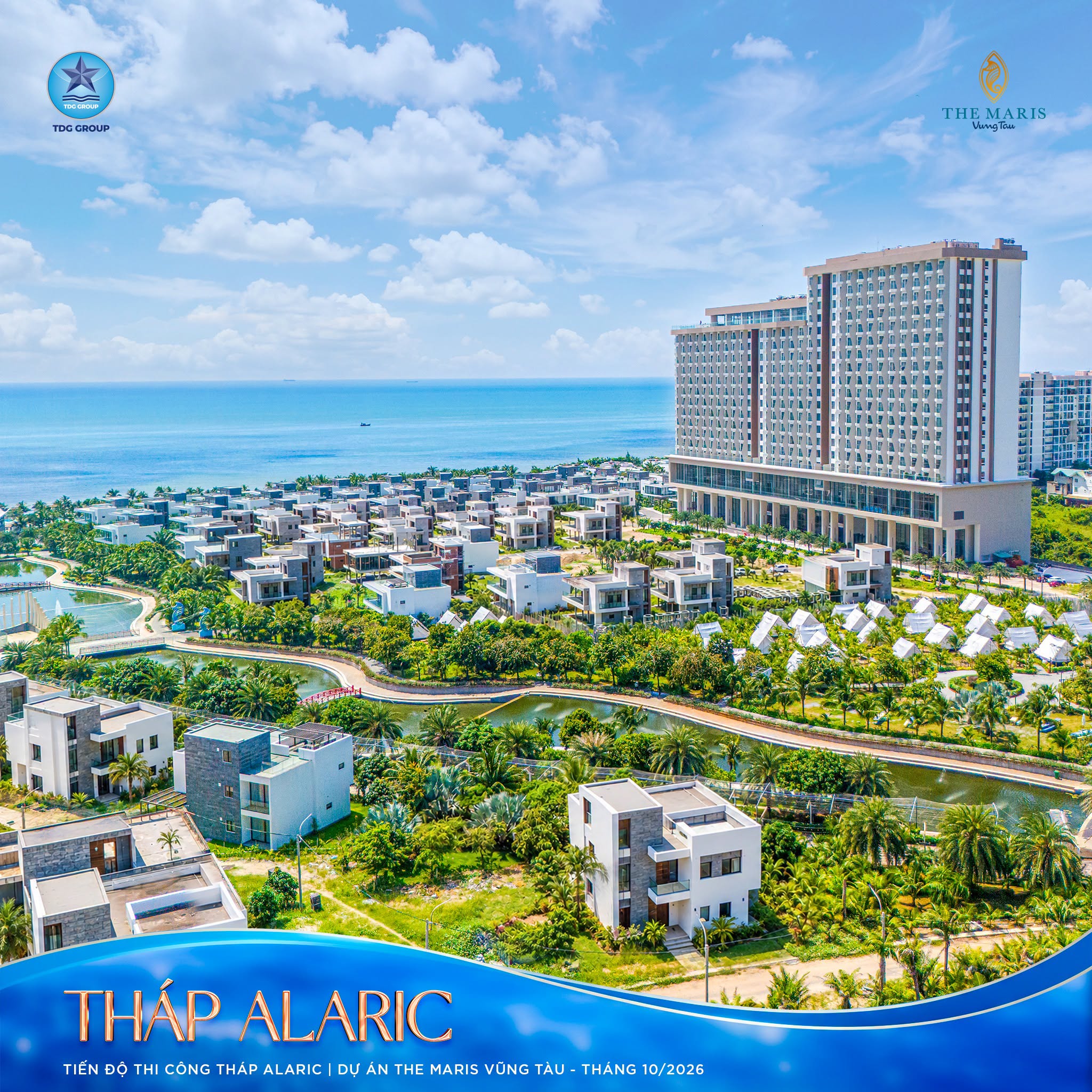 The Maris Vũng Tàu do TDG Group làm chủ đầu tư có vị trí đắc địa cùng không gian nghỉ dưỡng đẳng cấp bậc nhất Vũng Tàu
