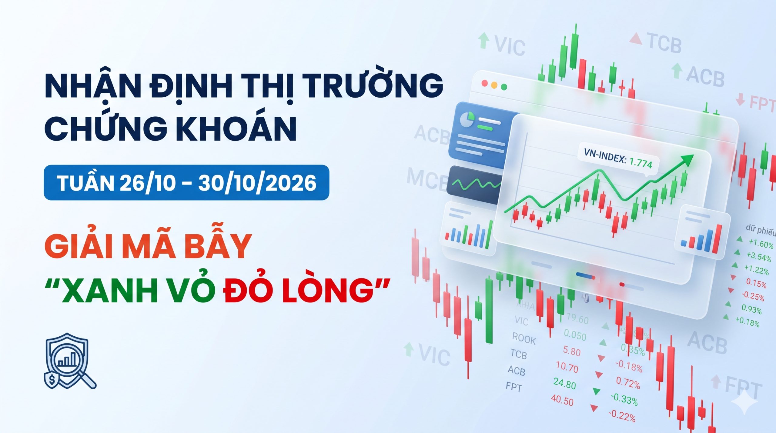 Khoán Tuần 26/10–30/10/2026: Giải Mã Bẫy "Xanh Vỏ Đỏ Lòng"