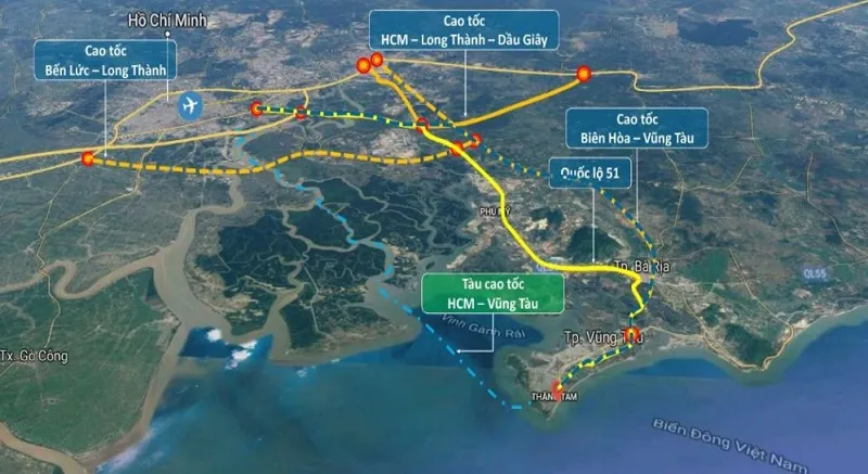 Cao tốc Bến Lức – Long Thành đóng vai trò là "cầu nối vàng" kết nối trực tiếp hai vùng kinh tế trọng điểm